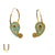 Firoza - Gold Plated Earrings