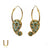 Firoza - Gold Plated Earrings