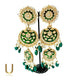 Long Meenakari Jhumkey Earrings